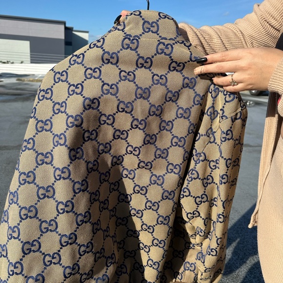 MENS MONOGRAM GUCCI JACKET WORN ONCE - Picture 2 of 2